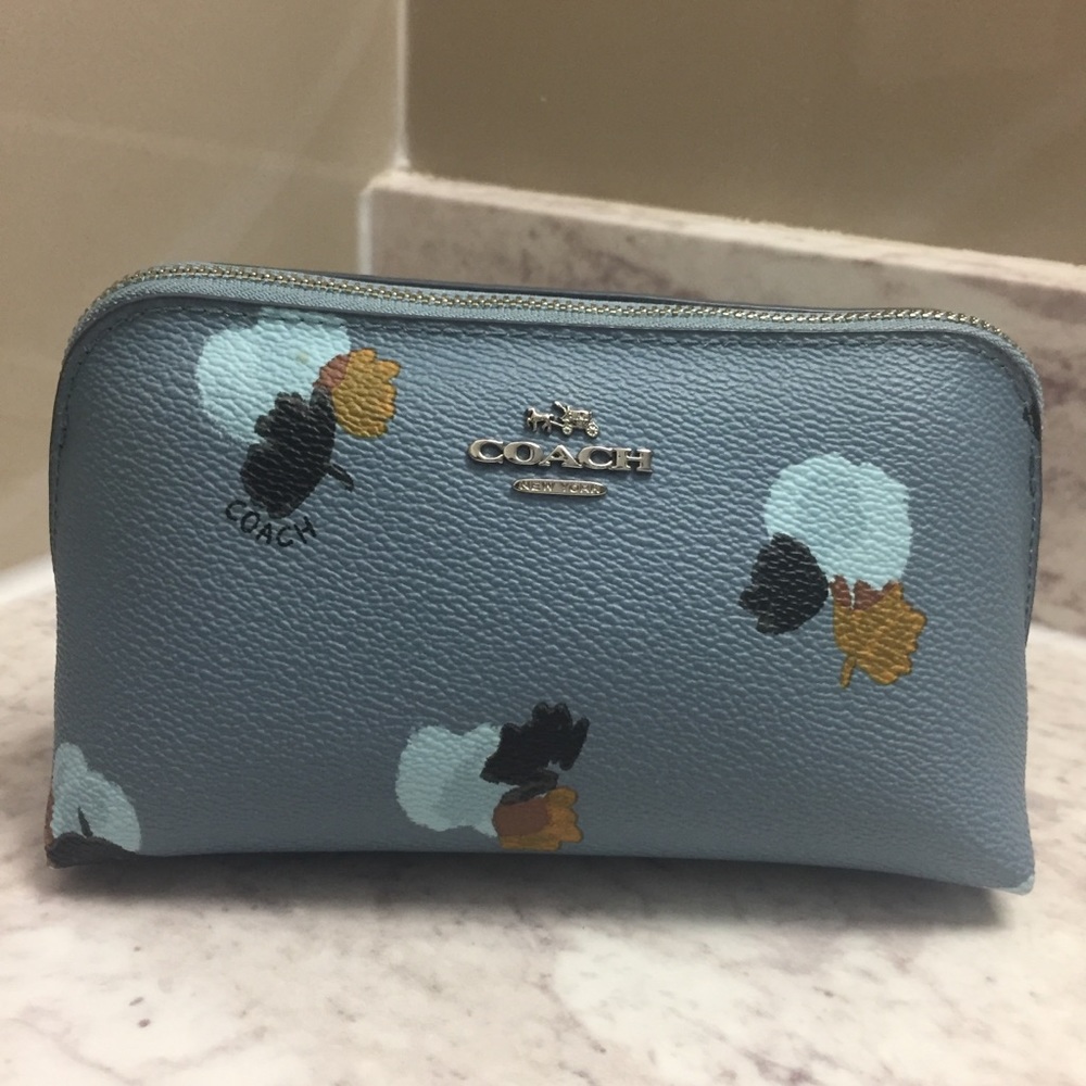Coach cosmetic case. Color Cornflower